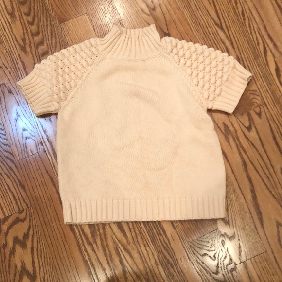 525 America Sweaters - Short sleeve peach sweater